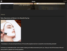 Tablet Screenshot of cityspatique.com